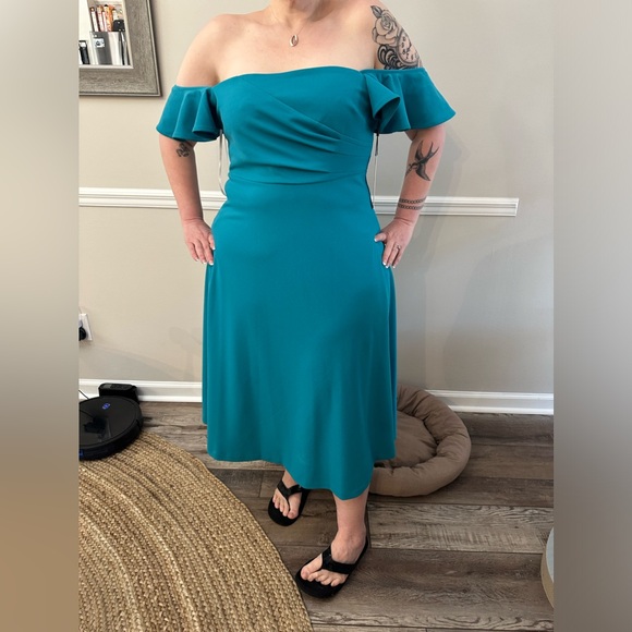 Calvin Klein Dresses & Skirts - NWT Size 14 Calvin Klein Off The Shoulder Dress